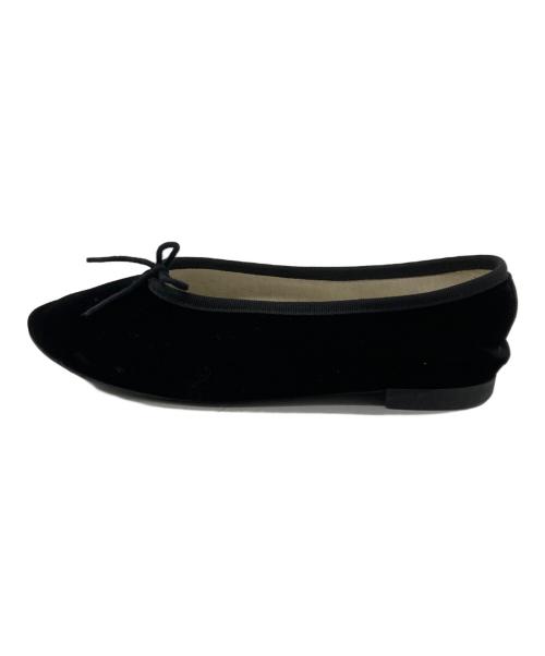 repetto（レペット）Repetto (レペット) ベロアパンプス ブラック サイズ:34の古着・服飾アイテム