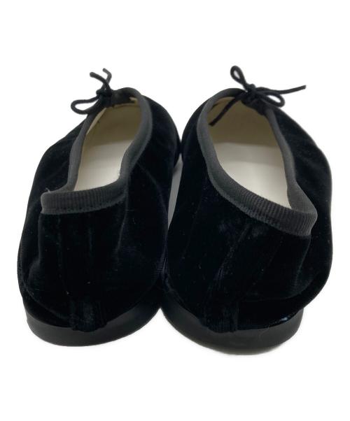 repetto（レペット）Repetto (レペット) ベロアパンプス ブラック サイズ:34の古着・服飾アイテム