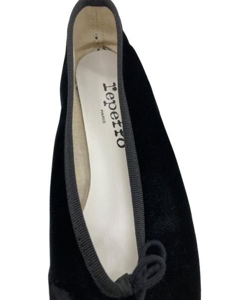 repetto（レペット）Repetto (レペット) ベロアパンプス ブラック サイズ:34の古着・服飾アイテム