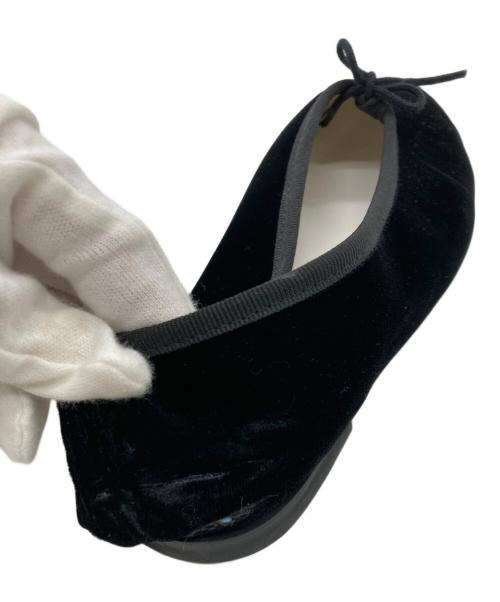 repetto（レペット）Repetto (レペット) ベロアパンプス ブラック サイズ:34の古着・服飾アイテム