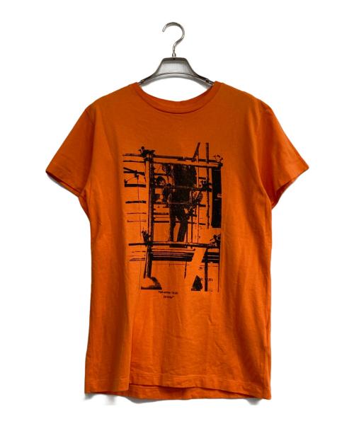 OFFWHITE（オフホワイト）OFFWHITE (オフホワイト) SCAFFOLDING S/S SLIM TEE オレンジ サイズ:Sの古着・服飾アイテム