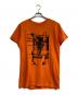 OFFWHITE（オフホワイト）の古着「SCAFFOLDING S/S SLIM TEE」｜オレンジ