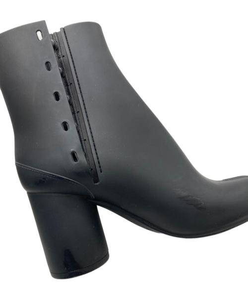 Maison Margiela 22（メゾンマルジェラ）Maison Margiela 22 (メゾンマルジェラ) タビラバーレインブーツ ブラック サイズ:36の古着・服飾アイテム