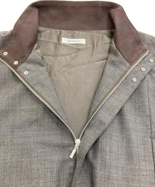 MATSUFUJI（マツフジ）MATSUFUJI (マツフジ) Wool Stand Collar Jacket ブラウン サイズ:3の古着・服飾アイテム