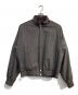 MATSUFUJI（マツフジ）の古着「Wool Stand Collar Jacket」｜ブラウン