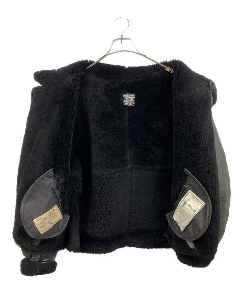 AVIREX（アヴィレックス）AVIREX (アヴィレックス) TYPEB-3ムートンフライトジャケット ブラック サイズ:40の古着・服飾アイテム