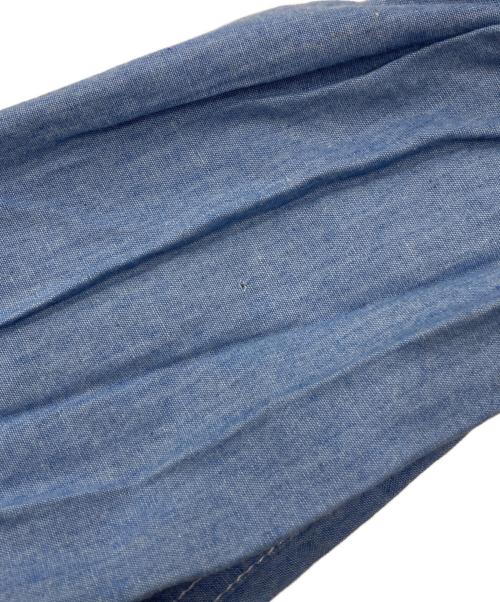 sacai（サカイ）sacai (サカイ) 裾リブコットンシャツ ブルー サイズ:3の古着・服飾アイテム