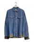 sacai（サカイ）の古着「裾リブコットンシャツ」｜ブルー