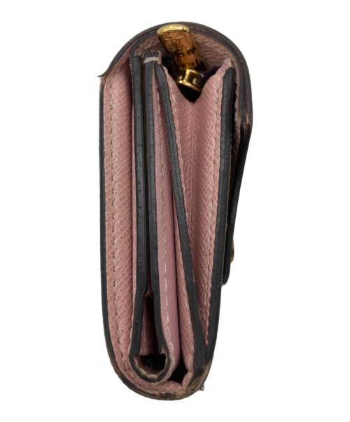 LOUIS VUITTON（ルイ ヴィトン）LOUIS VUITTON (ルイ ヴィトン) モノグラム コンパクトウォレッポルトフォイユ・ゾエト ブラウン×ピンクの古着・服飾アイテム
