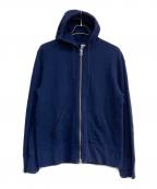 LOOPWHEELER×BEAMSループウィラー×ビームス）の古着「ジップパーカー」｜ネイビー
