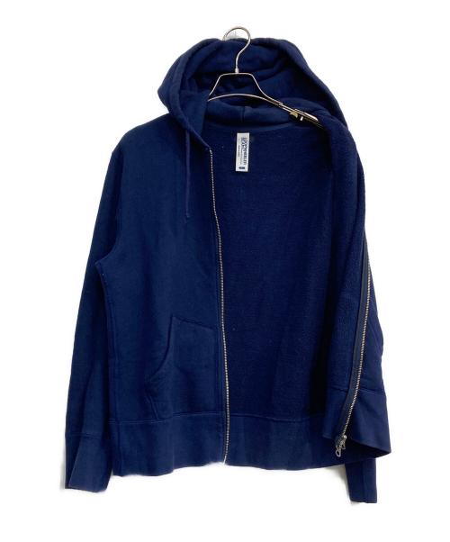 LOOPWHEELER（ループウィラー）LOOPWHEELER (ループウィラー) BEAMS (ビームス) ジップパーカー ネイビー サイズ:Ⅼの古着・服飾アイテム