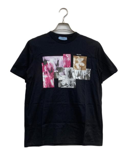 PRADA（プラダ）PRADA (プラダ) プリントTシャツ ブラック サイズ:Sの古着・服飾アイテム