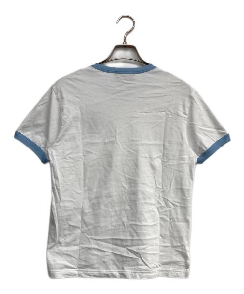 GUCCI（グッチ）GUCCI (グッチ) GG コットン ジャージ Tシャツ ホワイト×ブルー サイズ:Lの古着・服飾アイテム