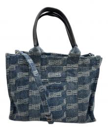 BALENCIAGA（バレンシアガ）の古着「ハードウェアスモールトート」｜インディゴ
