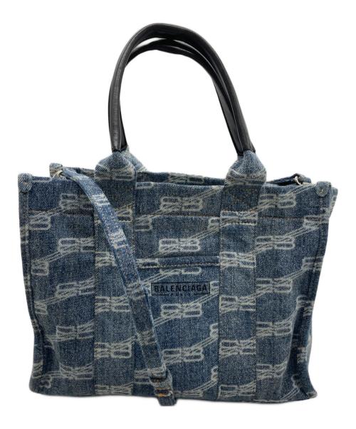 BALENCIAGA（バレンシアガ）BALENCIAGA (バレンシアガ) ハードウェアスモールトート インディゴの古着・服飾アイテム