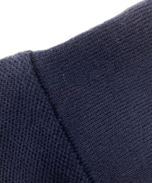 HERMES（エルメス）HERMES (エルメス) セリエボタンロングスリーブポロシャツ ネイビー サイズ:Mの古着・服飾アイテム