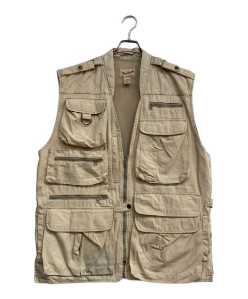 WOOLRICH（ウールリッチ）WOOLRICH (ウールリッチ) フィッシングベスト ベージュ サイズ:Lの古着・服飾アイテム