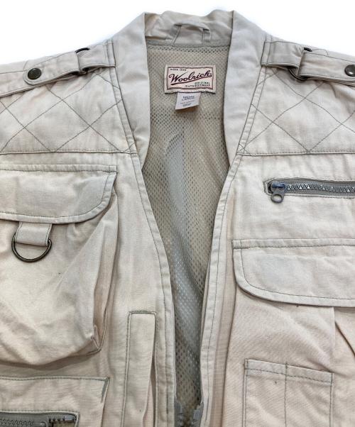 WOOLRICH（ウールリッチ）WOOLRICH (ウールリッチ) フィッシングベスト ベージュ サイズ:Lの古着・服飾アイテム