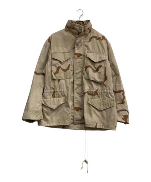 ALPHA（アルファ）ALPHA (アルファ) デザートカモM65ジャケット ベージュ×ブラウン サイズ:Lの古着・服飾アイテム