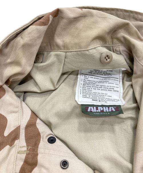 ALPHA（アルファ）ALPHA (アルファ) デザートカモM65ジャケット ベージュ×ブラウン サイズ:Lの古着・服飾アイテム
