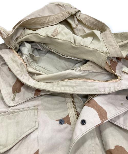 ALPHA（アルファ）ALPHA (アルファ) デザートカモM65ジャケット ベージュ×ブラウン サイズ:Lの古着・服飾アイテム