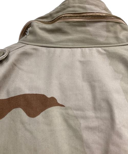 ALPHA（アルファ）ALPHA (アルファ) デザートカモM65ジャケット ベージュ×ブラウン サイズ:Lの古着・服飾アイテム