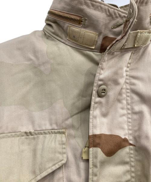 ALPHA（アルファ）ALPHA (アルファ) デザートカモM65ジャケット ベージュ×ブラウン サイズ:Lの古着・服飾アイテム