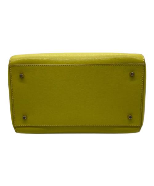 FURLA（フルラ）FURLA (フルラ) 2WAYハンドバッグ イエローの古着・服飾アイテム