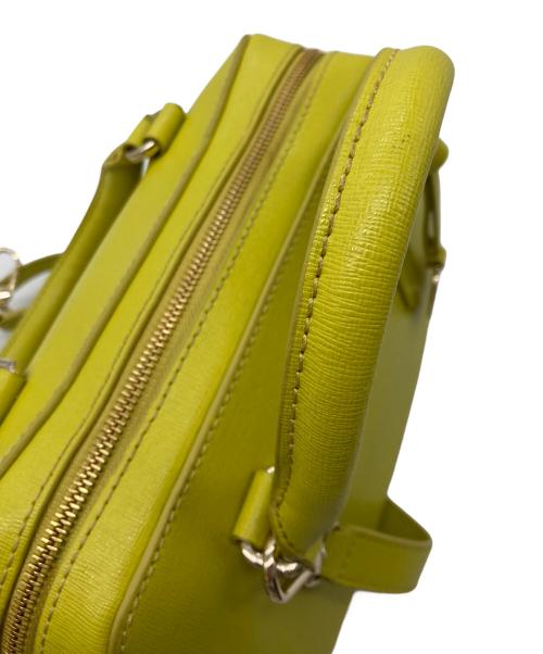 FURLA（フルラ）FURLA (フルラ) 2WAYハンドバッグ イエローの古着・服飾アイテム
