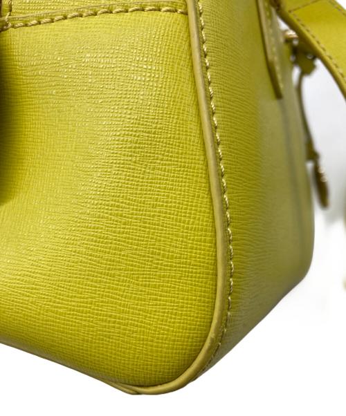 FURLA（フルラ）FURLA (フルラ) 2WAYハンドバッグ イエローの古着・服飾アイテム