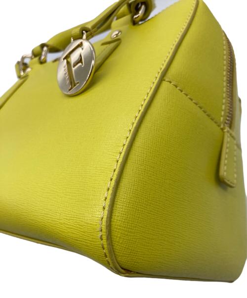 FURLA（フルラ）FURLA (フルラ) 2WAYハンドバッグ イエローの古着・服飾アイテム