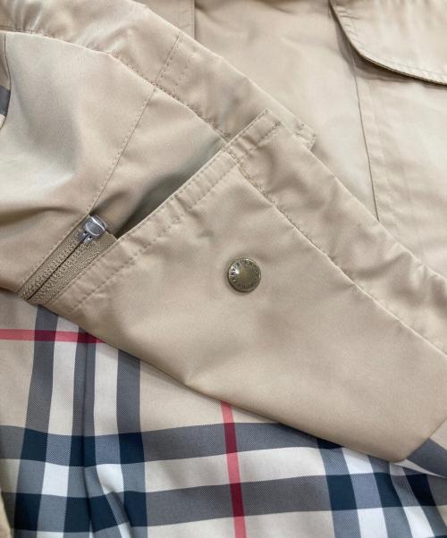BURBERRY LONDON（バーバリーロンドン）BURBERRY LONDON (バーバリーロンドン) 裏ノバチェックナイロンジャケット ベージュ サイズ:13の古着・服飾アイテム