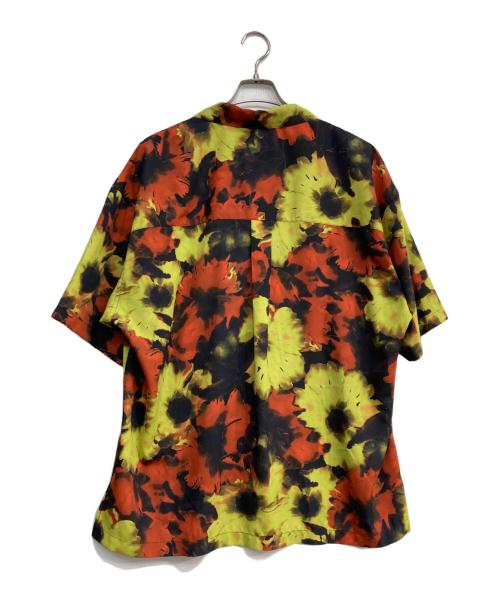 MAISON SPECIAL（メゾンスペシャル）MAISON SPECIAL (メゾンスペシャル) ORIGINAL GRAPHIC Prime-Over Open Collar Short Sleeve Shirt イエロー×オレンジ サイズ:1の古着・服飾アイテム