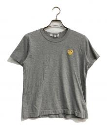 PLAY COMME des GARCONS（プレイコムデギャルソン）の古着「ワッペンTシャツ」｜グレー