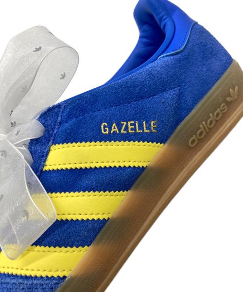 adidas Originals（アディダスオリジナル）adidas originals (アディダスオリジナル) GAZELLE INDOOR ブルー×イエロー サイズ:25㎝の古着・服飾アイテム