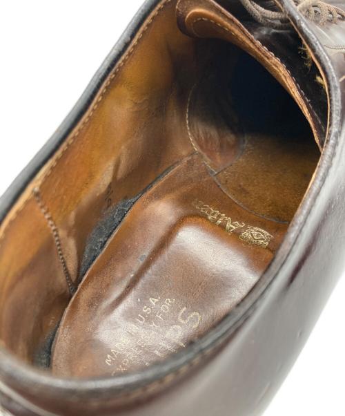 Alden（オールデン）Alden (オールデン) SHIPS (シップス) Vチップコードバンシューズ ブラウン サイズ:8の古着・服飾アイテム