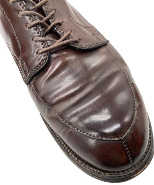 Alden（オールデン）Alden (オールデン) SHIPS (シップス) Vチップコードバンシューズ ブラウン サイズ:8の古着・服飾アイテム