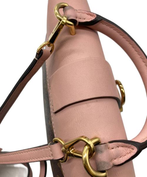 LOUIS VUITTON（ルイ ヴィトン）LOUIS VUITTON (ルイ ヴィトン) 2WAYバッグ　モノグラム　ロッキーBB ブラウン×ピンクの古着・服飾アイテム
