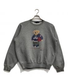 POLO RALPH LAUREN（ポロ・ラルフローレン）の古着「ポロベアプリントスウェット」｜グレー