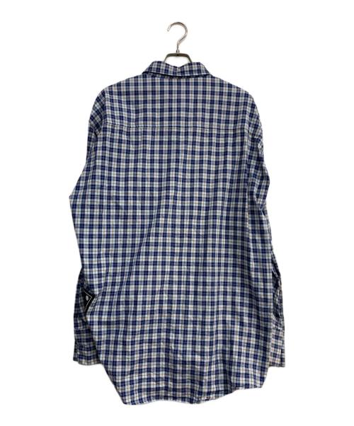 TENDER PERSON（テンダ―パーソン）TENDER PERSON (テンダ―パーソン) GATHER SHIRT ブルー サイズ:FREEの古着・服飾アイテム