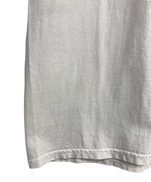 stussy（ステューシー）stussy (ステューシー) BLOCK SPORT PIGMENT DYED TEE ホワイト×ブラック サイズ:Ⅿの古着・服飾アイテム