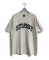 stussy（ステューシー）の古着「BLOCK SPORT PIGMENT DYED TEE」｜ホワイト×ブラック