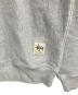 中古・古着 stussy (ステューシー) Contrast Stitch Label  crew sweat グレー サイズ:Ｍ：12000円