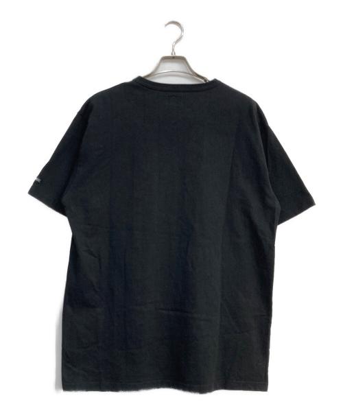 SCHOTT BROS.（ショット）SCHOTT BROS. (ショット) LEATHER POCKET T-SHIRT ブラック サイズ:XLの古着・服飾アイテム