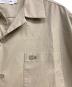 中古・古着 LACOSTE (ラコステ) コットンバックサテンオープンカラーシャツ ベージュ サイズ:L：5000円