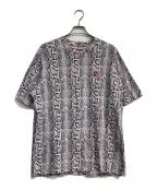 SUPREMEシュプリーム）の古着「Small Box Tee  Snake」｜ピンク×ブラック