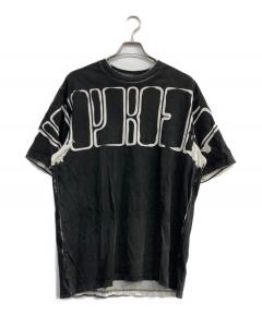 中古・古着通販】goat (ゴート) OPTSTUFF (オプトスタフ) BLOCK LOGO T