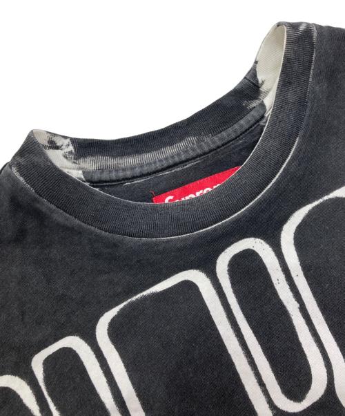 SUPREME（シュプリーム）Supreme (シュプリーム) Overprint Knockout S/S Top ブラック サイズ:Ⅿの古着・服飾アイテム