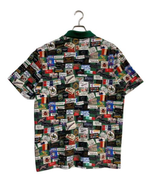 SUPREME（シュプリーム）Supreme (シュプリーム) Labels Polo グリーン サイズ:Mの古着・服飾アイテム