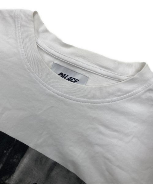 PALACE（パレス）PALACE (パレス) JUERGEN TELLER (ユルゲン テラー) プリントコラボTシャツ ホワイト×ブラック サイズ:Ⅼの古着・服飾アイテム